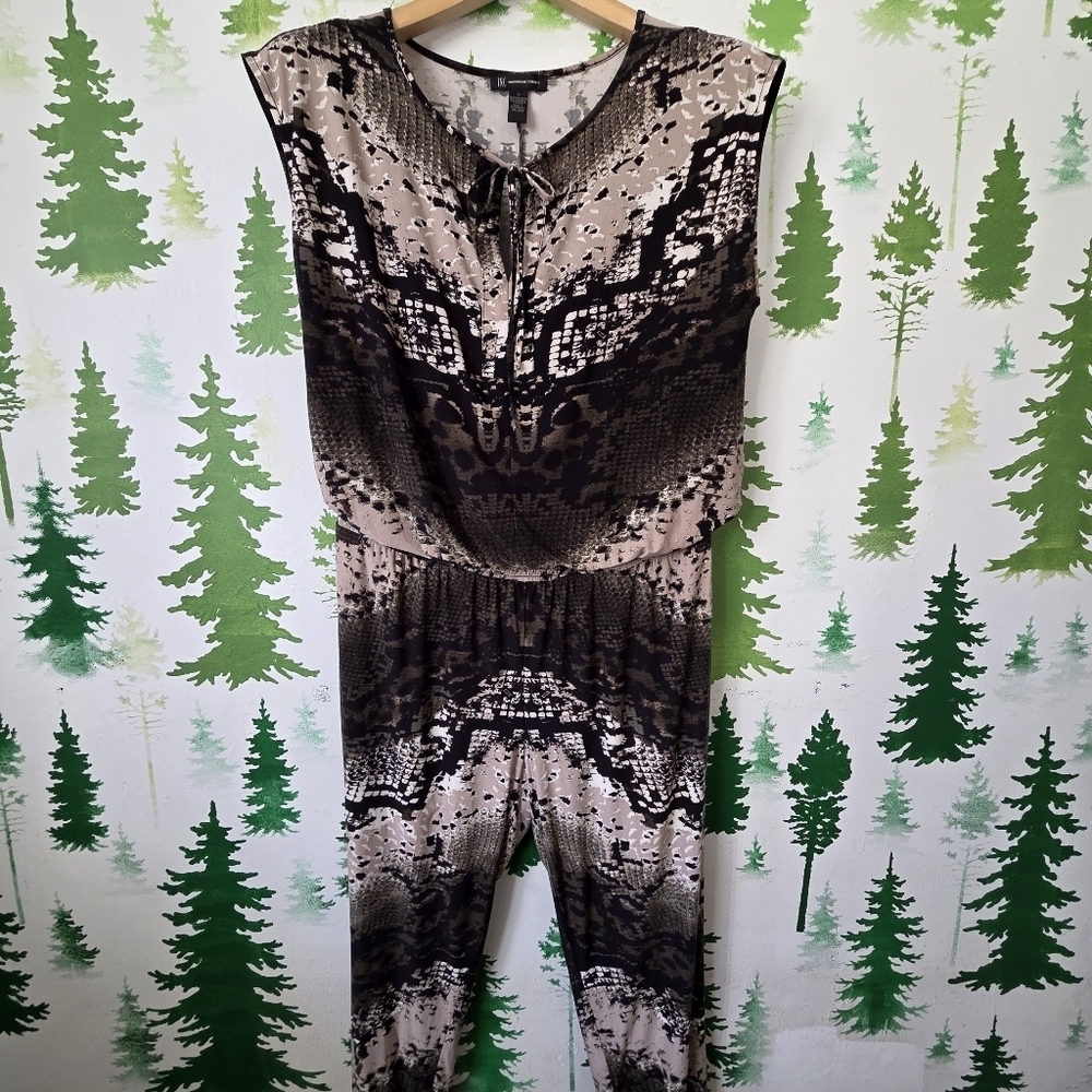 Stylish Snake Print Jumpsuit